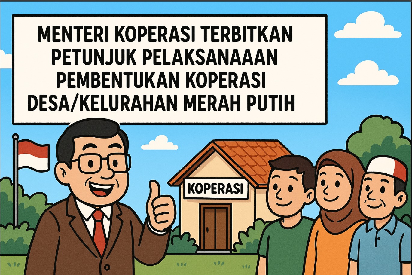 Menteri Koperasi Terbitkan Petunjuk Pelaksanaan Pembentukan Koperasi Desa/Kelurahan Merah Putih